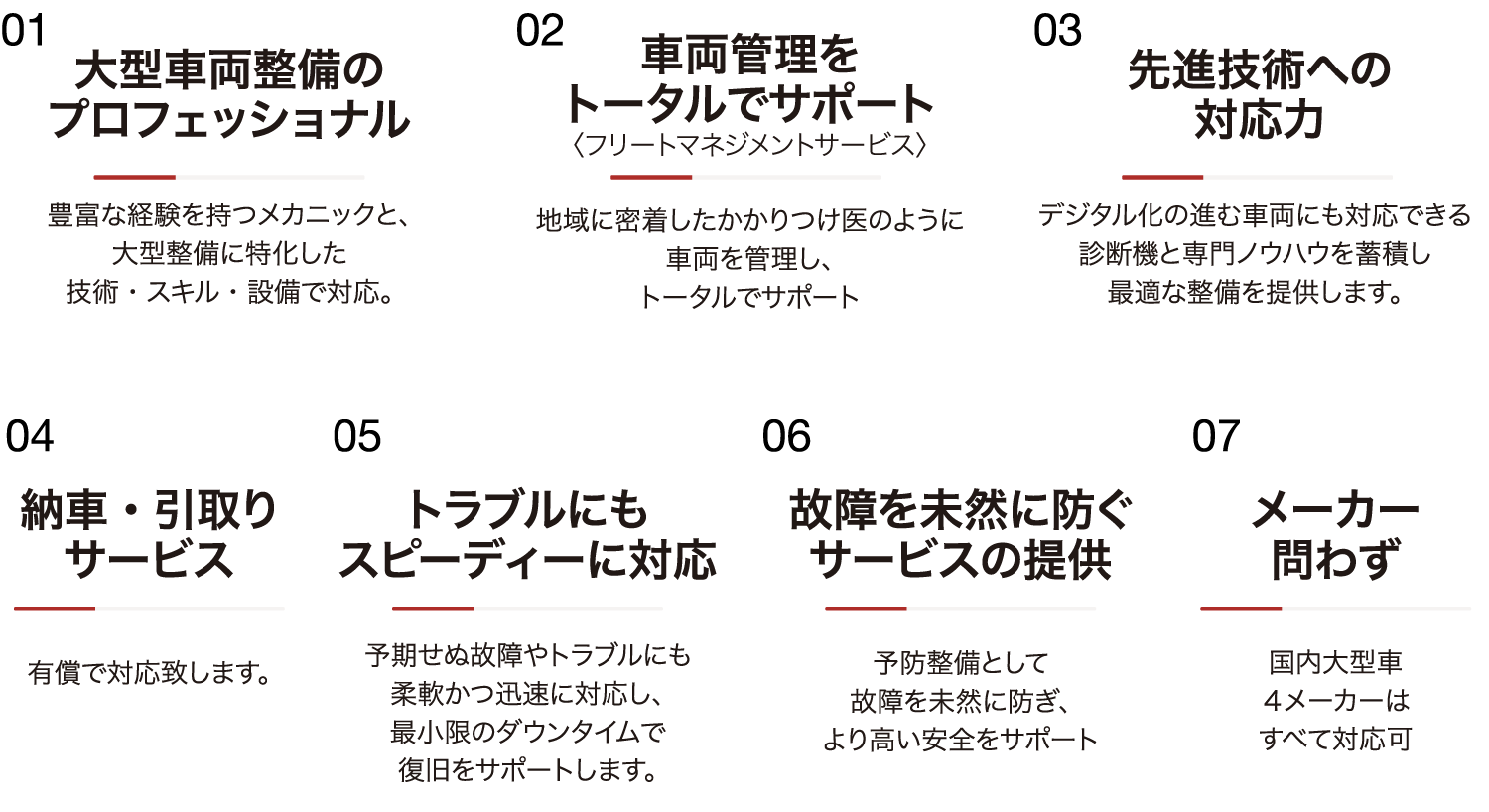 オートのサービスの強み